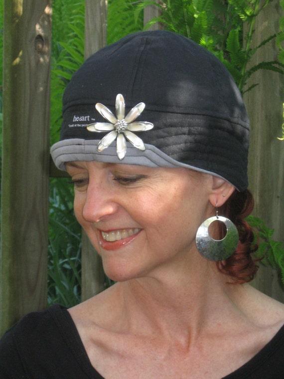 Chemo Hat Cancer Cap Hair Loss Handmade Hat Classic by hedArt