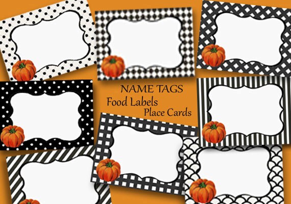 items-similar-to-thanksgiving-name-tags-digital-pumpkin-labels-fall