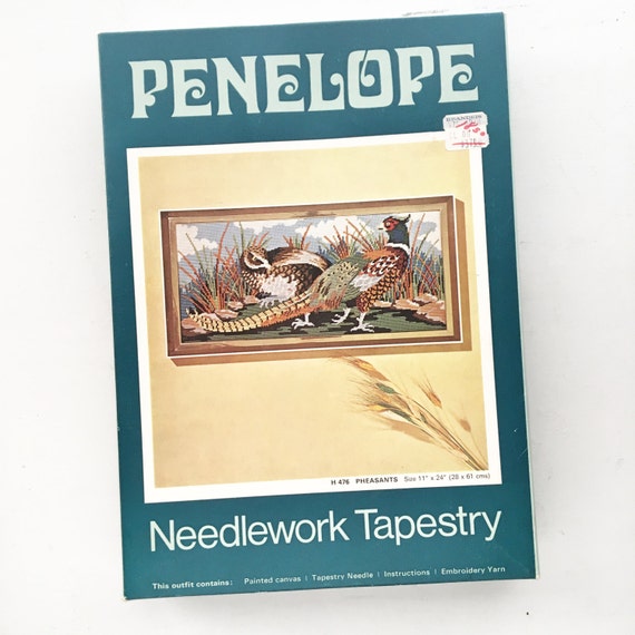 Penelope Needlework Tapestry Kit Pheasants 11 x 24