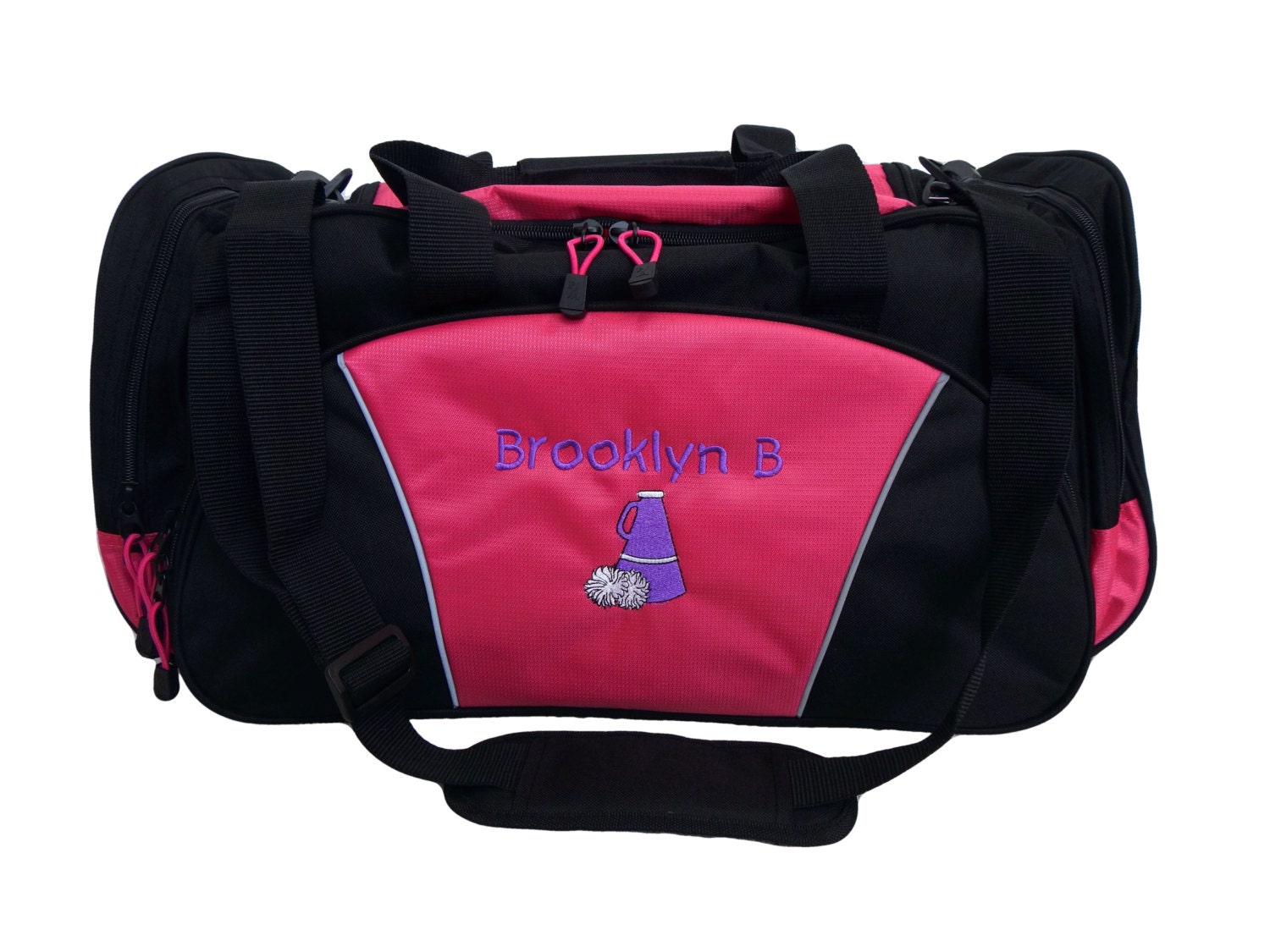 Duffel Bag Personalized Cheer Cheerleading Poms Drill Team