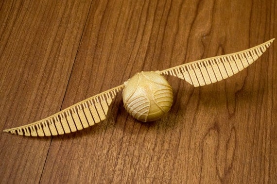 Harry Potter Golden Snitch 3D Printed Fan Art | Etsy