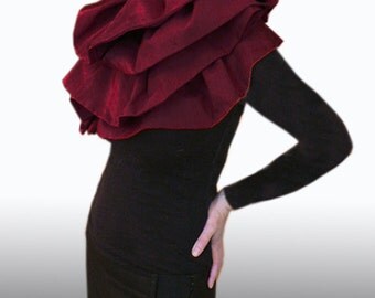 scarve burgundy