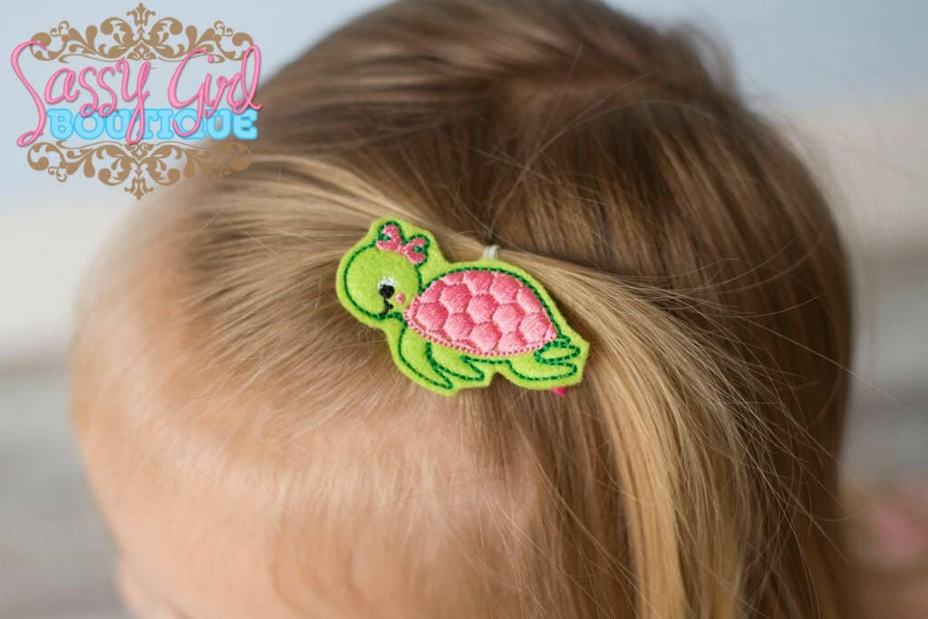 Felt Hair Clip Baby Girl Hair Accessories Embroidered Felt