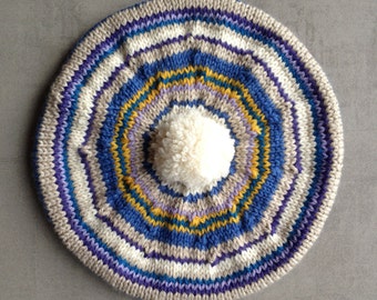 Children's Beret, 40's Style Beret, Knitted Baby Clothes, UK Seller, Etsy UK, Pure Wool