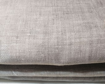Linen fabric 100% linen fabric Natural linen textile Neutral colour Grey ECO friendly product Natural fiber European linen textile, 1 yard