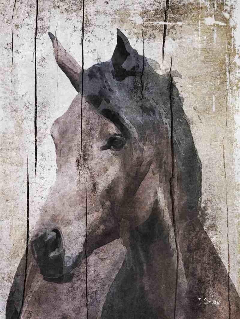 Horse LeMuse. Extra Large Horse, Unique Horse Wall Decor