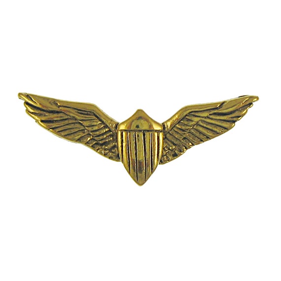 Gold Pilot Wings Lapel PinCC497G Aviation Pins