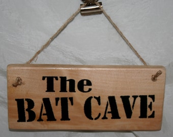 Bat cave sign | Etsy