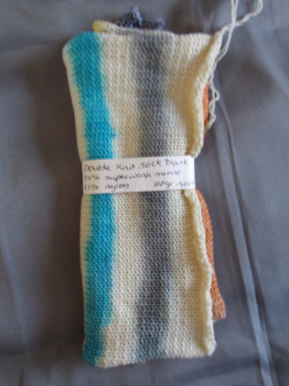 Double Knit Sock Blank horizontal stripes