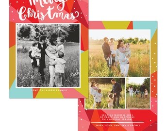 free christmas card photo photoshop templates download