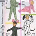 1960s Child Costume Pattern Simplicity 6199 Bunny Kitty Mouse Dog Size 4 Toddler Dress Up Trunk School Plays