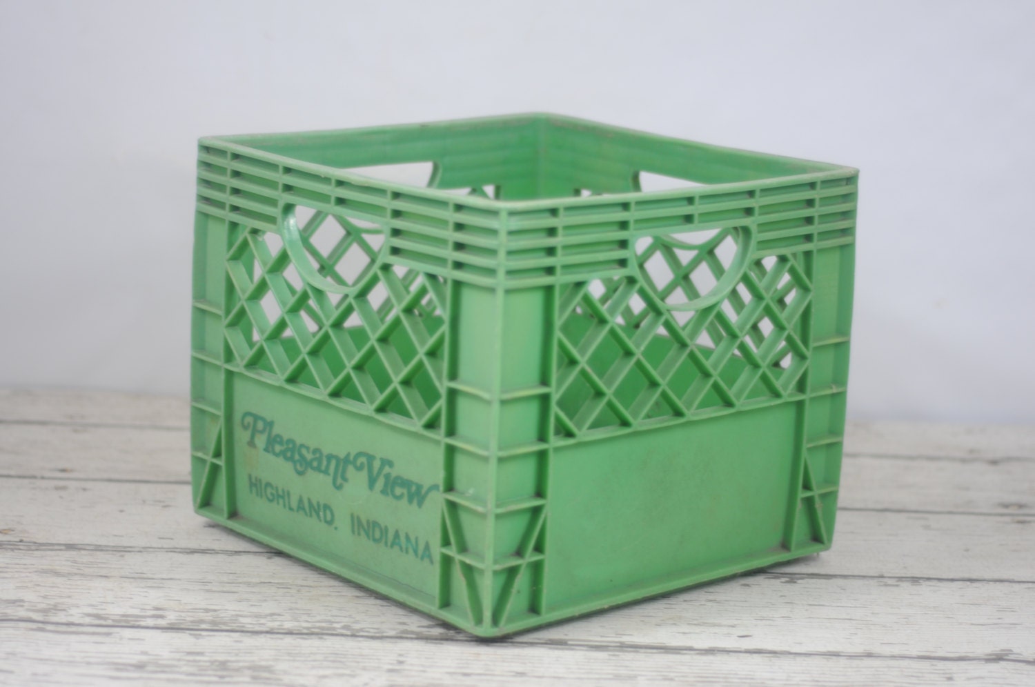 Milk Crate Plastic Pleasant View Stacking Shelf Storage Pleasant View
