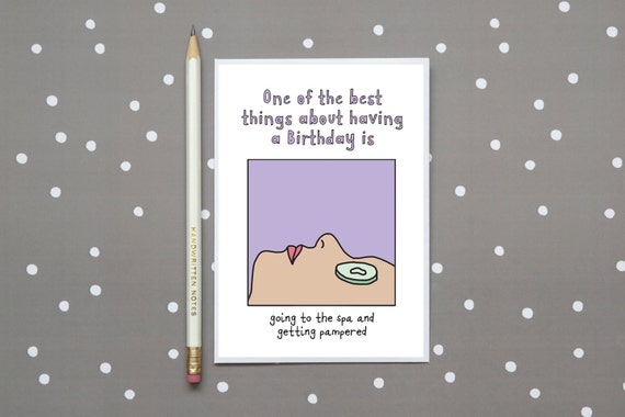 Spa Birthday Card Best Birthday Things Going To The Spa Spa Birthday Card Best Birthday Things Going To The Spa