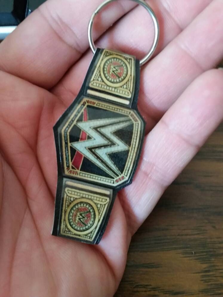 World Heavyweight Championship belt novelty Keychain