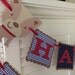 Puppy Dog Banner/ Garland/ Age/ Name/ Customized Birthday Banner/ Navy/ Red