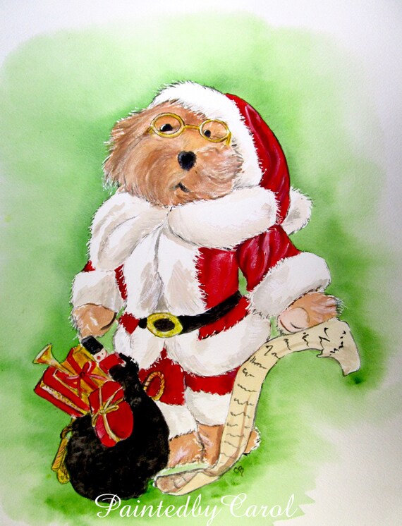 santa claus teddy bear