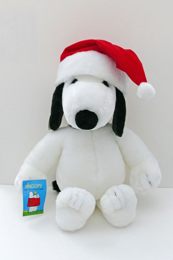 santa snoopy plush