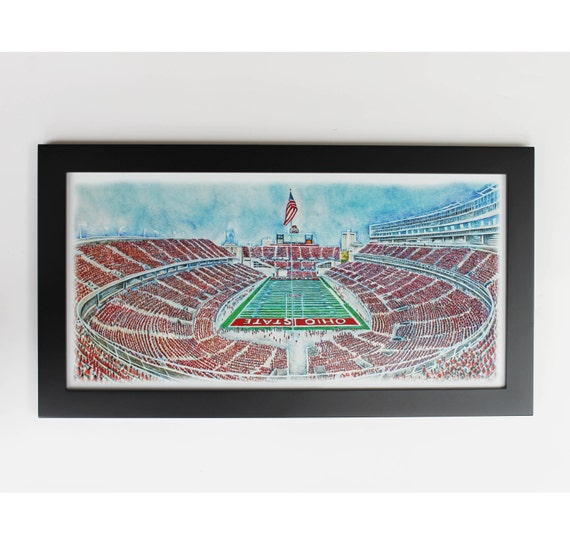 Ohio State framed wall art