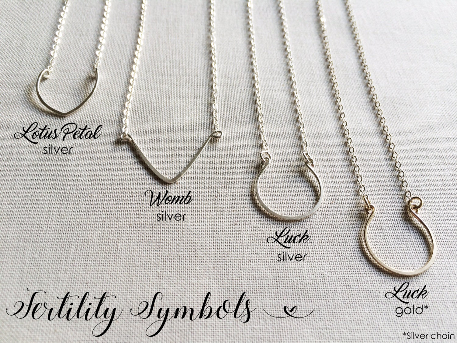 Fertility Symbol Necklace Fertility Symbol Jewelry