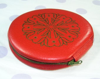 Vintage Manicure Nail Kit with Leather Case, Travel Manicure Set Made in West Germany