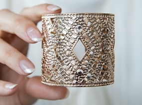 Rose gold jewelry, Rose Gold cuff, Rose gold bracelet, Cuff bracelet, Statement Cuff, Greek cuff, Modern jewelry, Wide rose gold cuff