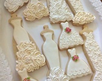 Wedding dress cookies pictures Wedding dress cookies pictures