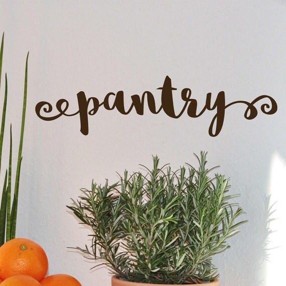 Kitchen Pantry Sign Pantry Wall Quote Decals Stickers
