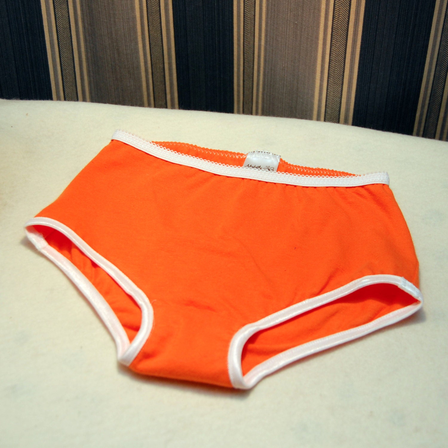Girl's underwear in orange girls and toddler sizes in