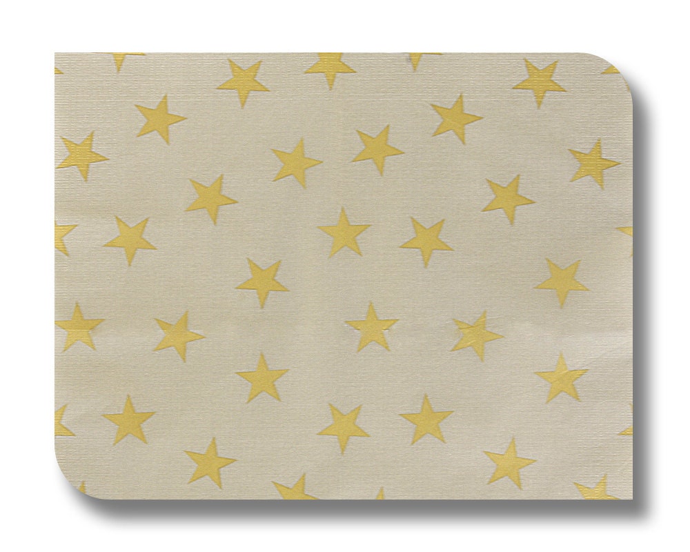 Gold stars napkin for decoupage decorative paper sheet