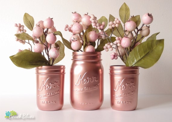 Rose Gold Jars 