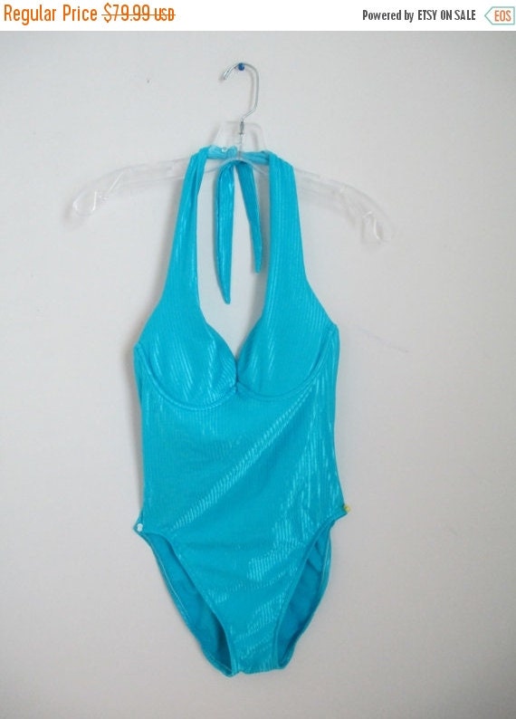 80% OFF FALL SALE Vintage Victorias Secret Aqua Blue by jnh5855