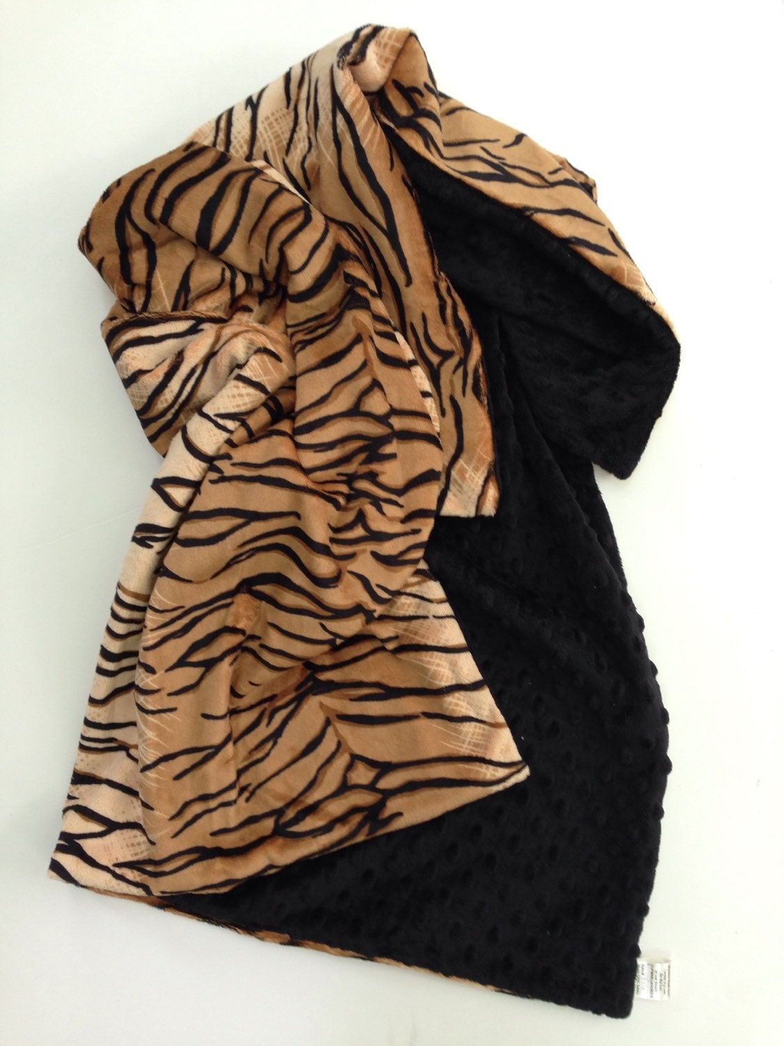 Minky Baby Blanket Tiger Animal Print BlanketSafari Blanket