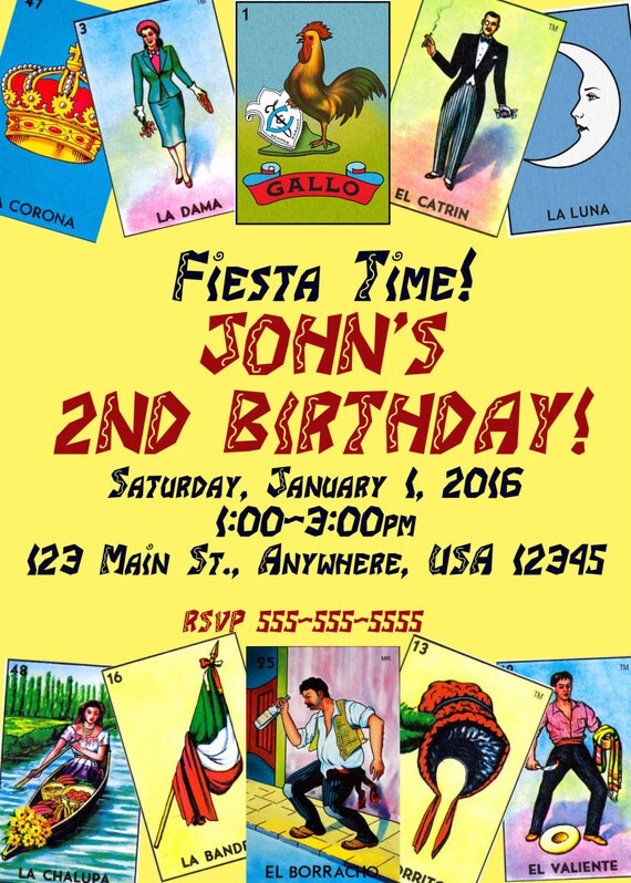 Loteria Invitation