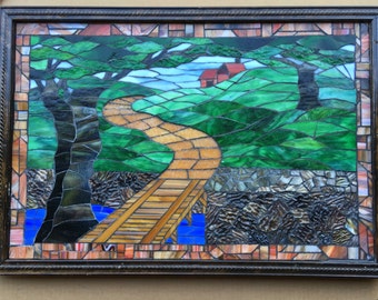 Mosaic wall hanging 18x26