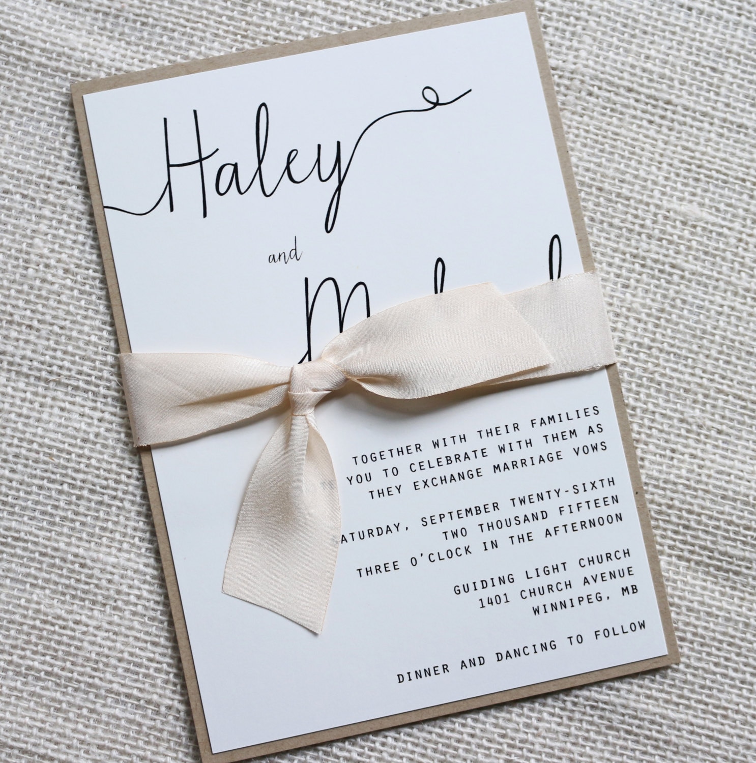 30 simple wedding invitations ideas