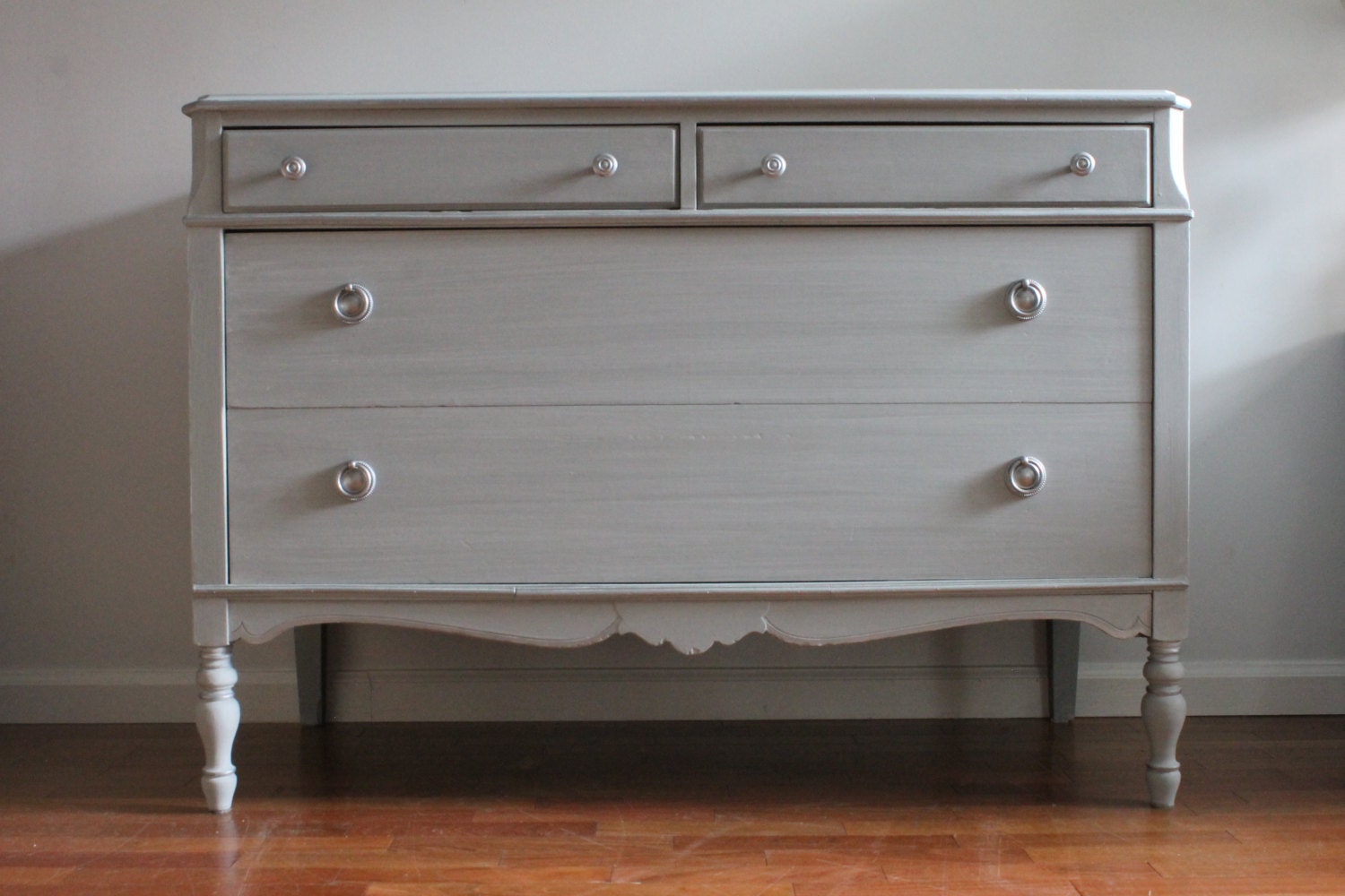 SOLD Vintage Blue/Grey Dresser/ Changing by SalvageChicStudio