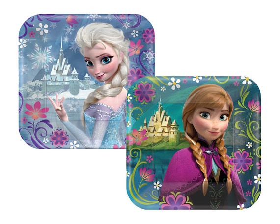 Disney's Frozen Paper Plates - 7 inch, Princess & Fairytales, Tableware, Party Supplies Il_570xn
