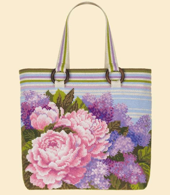 Cross Stitch KIT 1348AC Tote Bag Summer Bouquet