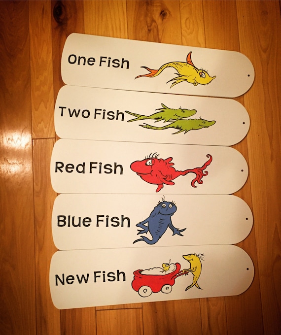 Hand Painted Fan Blades