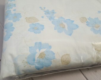 Vintage Bed sheet Set NEW Unused still in packaging Blue Floral