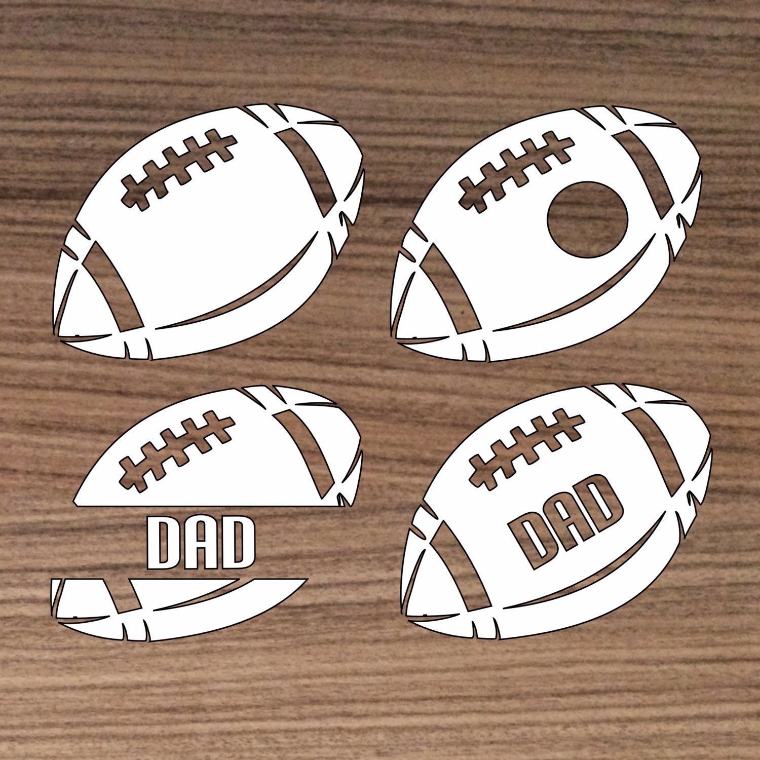 Download Football SVG cutting file / silhouette studio and cricut