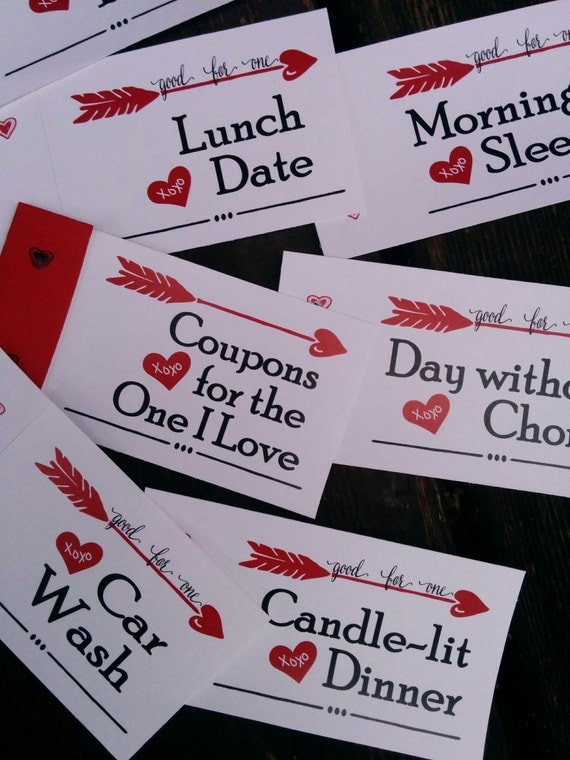Love Coupon book Printable Coupon Book Husband by ArtisintheHeart
