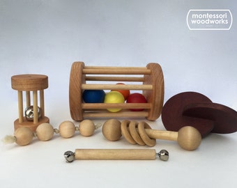 Montessori Pull Up Bar for Infants by MontessoriWoodWorks on Etsy