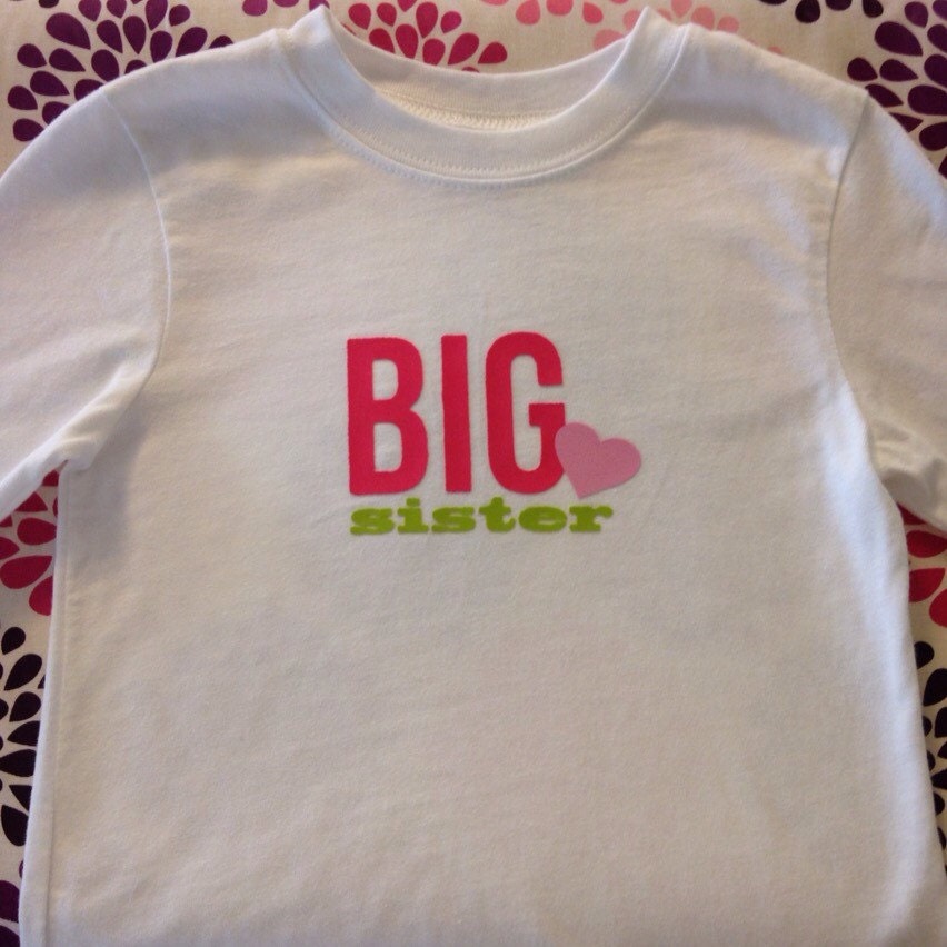 BIG sister shirt toddler tee toddler tshirt by KreationsbyDesign