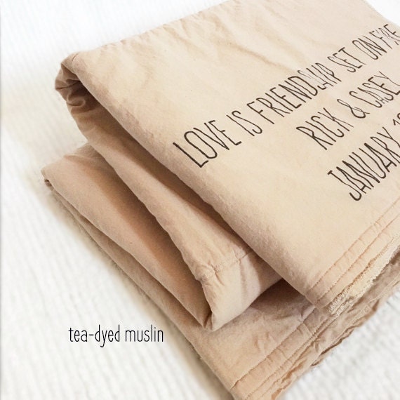 cotton anniversary gift for him anniversary by LoveYouMoreBoutique