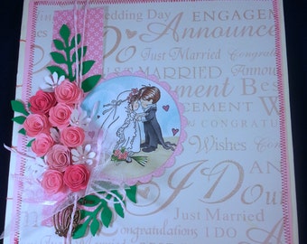 Fabulous handmade GUESTBOOK, wedding day perfect!
