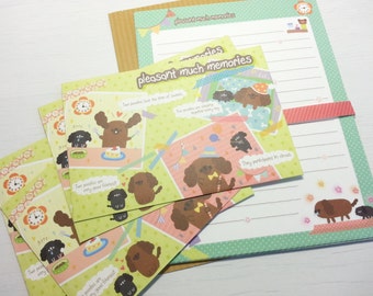 Funny Letter Set - 10 Sheets and 5 Envelopes