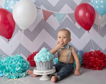 Mint grey polka dot bow tie and suspender set..boys cake smash outfit..boys birthday clothes..boys bow tie..boys suspenders..ringbearer tie
