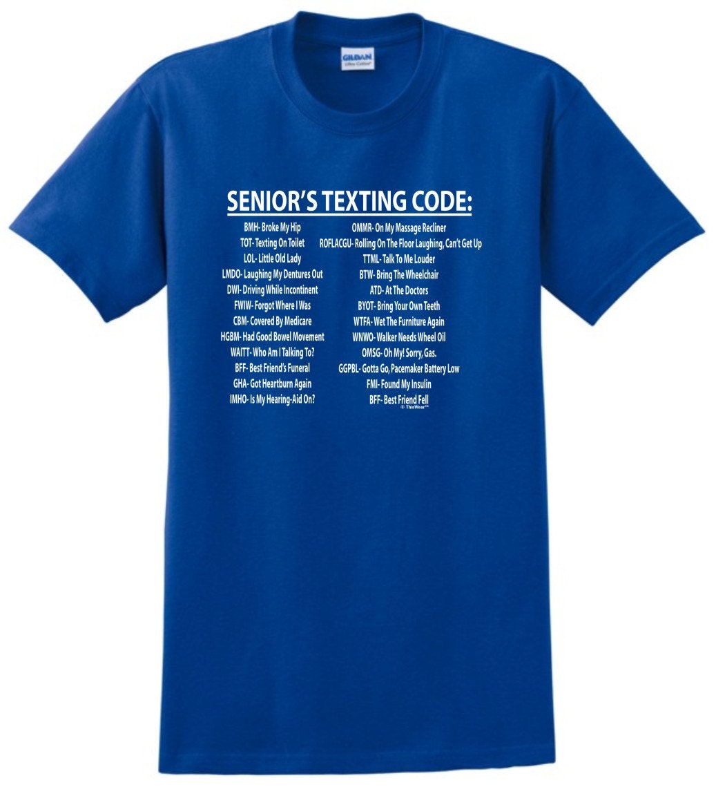 senior citizen t shirt