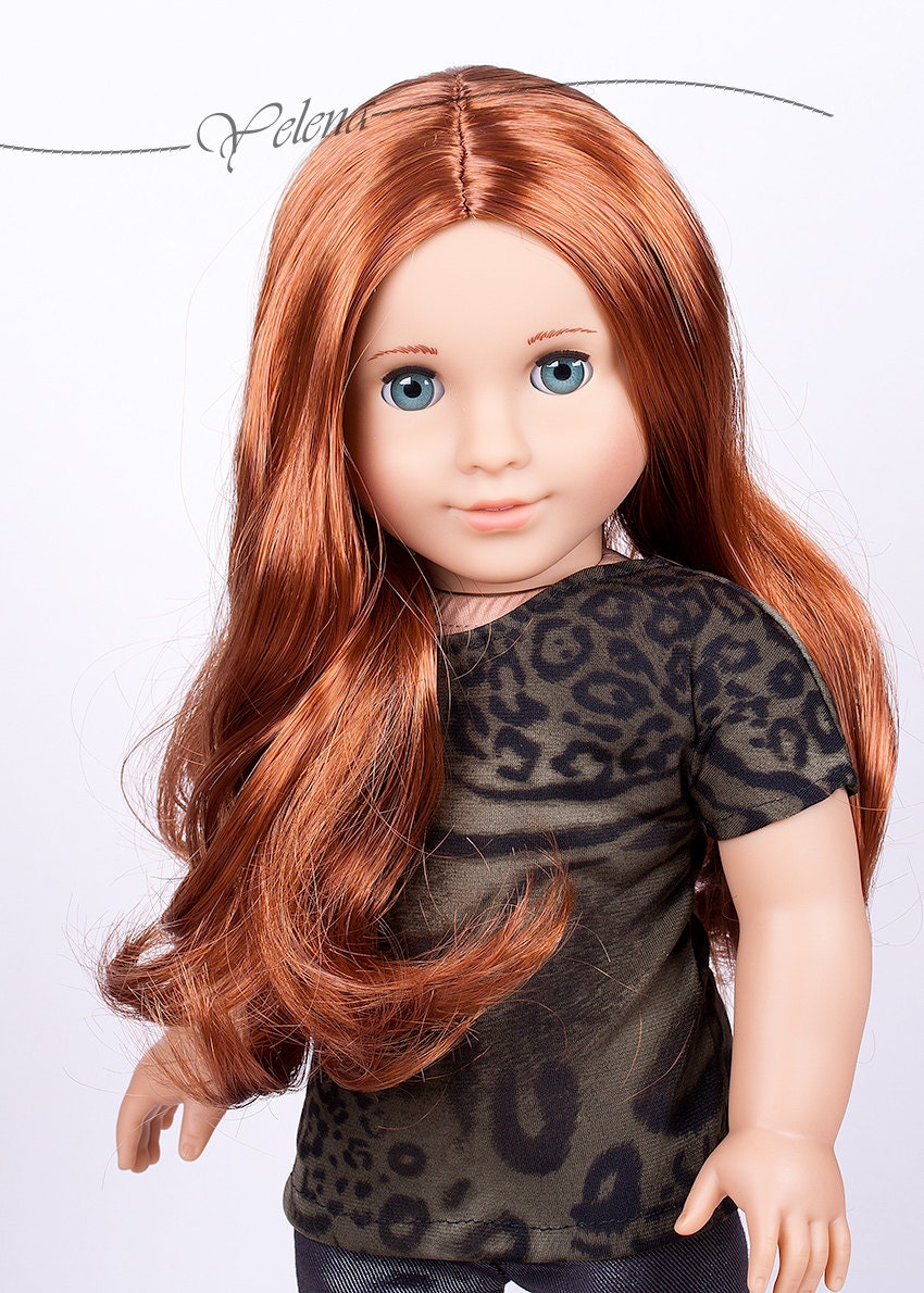 Made To Order Custom Ooak Blue Eyes Marie Grace American Girl Blue Eyes Marie Grace American Girl Doll 18 With Zoom